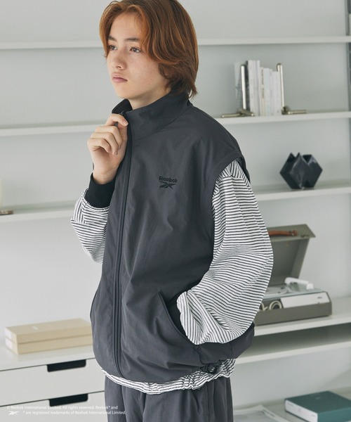 【セール】【Reebok別注】4wayリバーシブル裏フリースデタッチャブルブルゾン（ブルゾン）｜Reebok（リーボック）