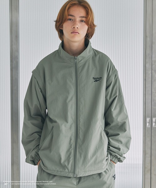 【セール】【Reebok別注】4wayリバーシブル裏フリースデタッチャブルブルゾン（ブルゾン）｜Reebok（リーボック）