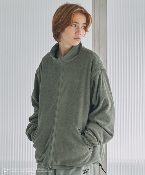 【セール】【Reebok別注】4wayリバーシブル裏フリースデタッチャブルブルゾン（ブルゾン）｜Reebok（リーボック）