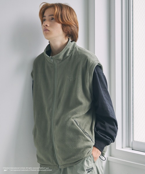 【セール】【Reebok別注】4wayリバーシブル裏フリースデタッチャブルブルゾン（ブルゾン）｜Reebok（リーボック）