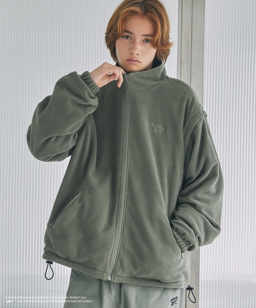 【セール】【Reebok別注】4wayリバーシブル裏フリースデタッチャブルブルゾン（ブルゾン）｜Reebok（リーボック）