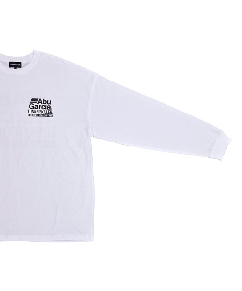 ABU GARCIA（アブ・ガルシア）の「AbuGarcia x Lunker Killer Big LS TEE（Tシャツ/カットソー・メンズ・ブラック/ホワイト・M/L/XL）」の4枚目の写真