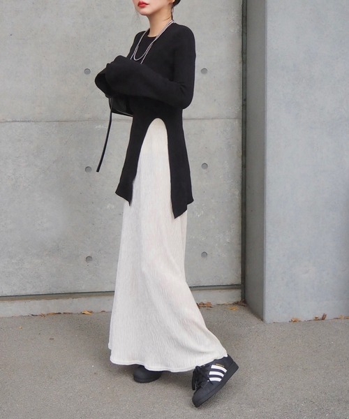 【入手困難】オフホワイト モヘア ニット クロスアロー スリット ロング L位 Off-White モヘアニット レインボー OMHA036E20KNI002-1087 (Off