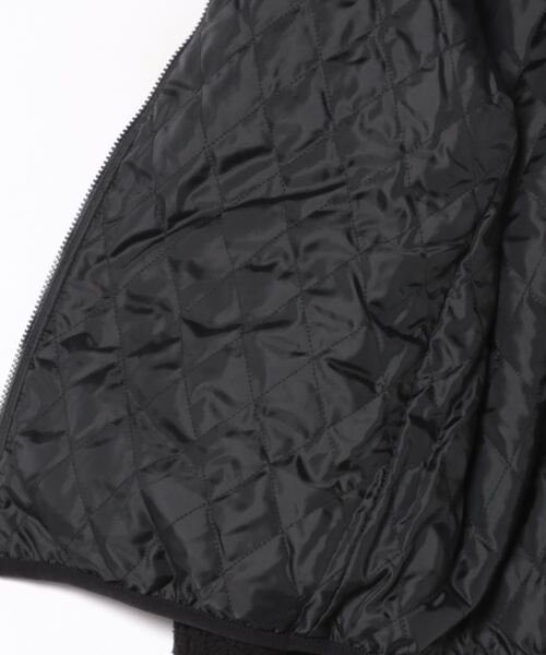 anap mimpi（アナップミンピ）の「中綿入り フード付き ボア ブルゾン（ブルゾン・レディース・ベージュ/ブラック・FREE）」の4枚目の写真