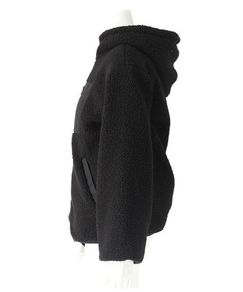 anap mimpi（アナップミンピ）の「中綿入り フード付き ボア ブルゾン（ブルゾン・レディース・ベージュ/ブラック・FREE）」の14枚目の写真