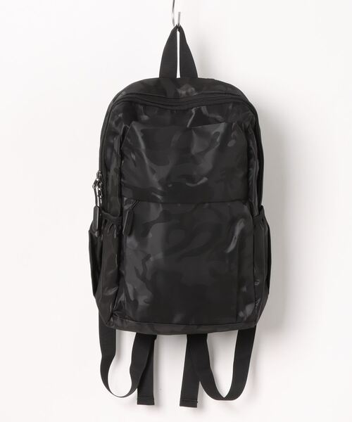セール】【軽量・撥水加工】 シンプル無地コンパクトリュック/背面