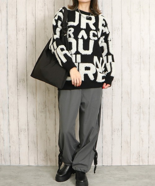 L'EQUIPE リバーシブル ジャケット ワイドパンツ、スウェット SHEENA