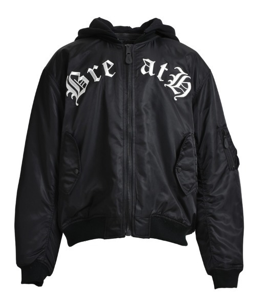 BREATH × F.M.C.D 3WAY BOMBER JACKET BREATH×F.M.C.D】3WAY OLDENGLISH LOGO BOMBER JACKET