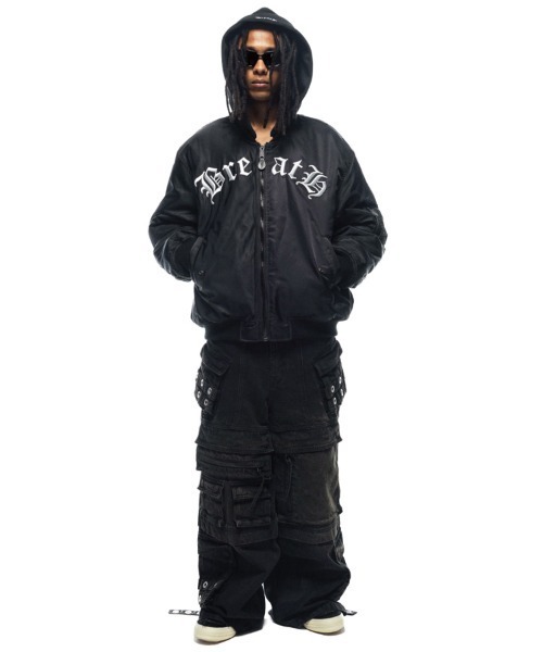 【BREATH×F.M.C.D】3WAY OLDENGLISH LOGO BOMBER JACKET