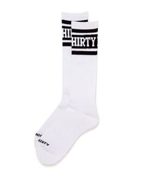 mko12493-COL LOGO HIGH SOX ハイソックス