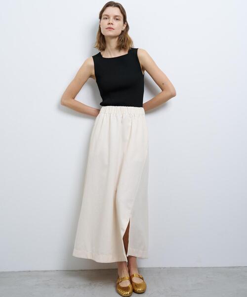 LANVIN en Bleu(ランバンオンブルー)の「リングツイードニットコンビワンピース(ワンピース・レディース・ブラック/オフホワイト・38/36)」の1枚目の写真