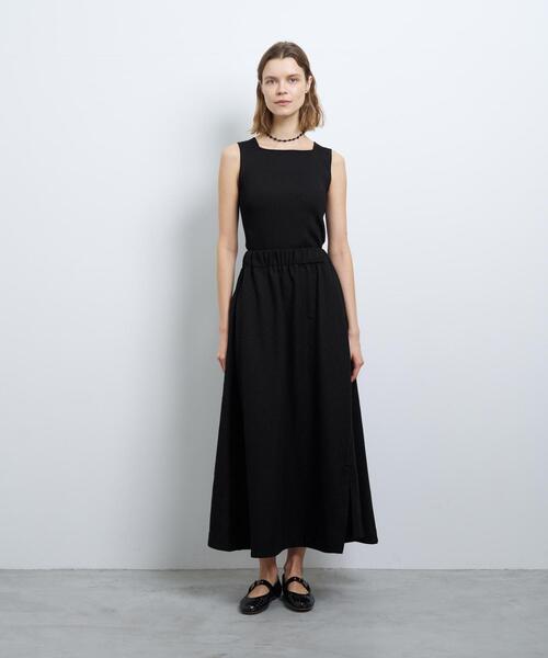 LANVIN en Bleu(ランバンオンブルー)の「リングツイードニットコンビワンピース(ワンピース・レディース・ブラック/オフホワイト・38/36)」の3枚目の写真