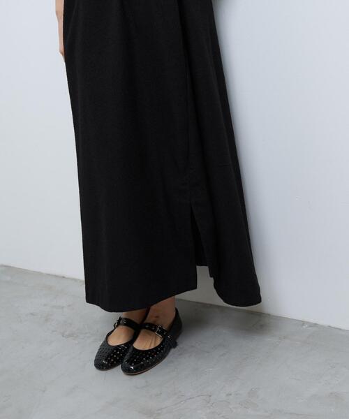 LANVIN en Bleu(ランバンオンブルー)の「リングツイードニットコンビワンピース(ワンピース・レディース・ブラック/オフホワイト・38/36)」の7枚目の写真
