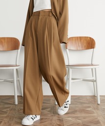 ツータックスラックスパンツ / サイズ展開あり / セットアップ対応