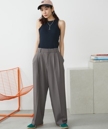 ツータックスラックスパンツ / サイズ展開あり / セットアップ対応