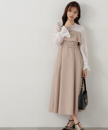 PROPORTION BODY DRESSING | シアードッキングタックワンピース / 1215140104(ワンピース)
