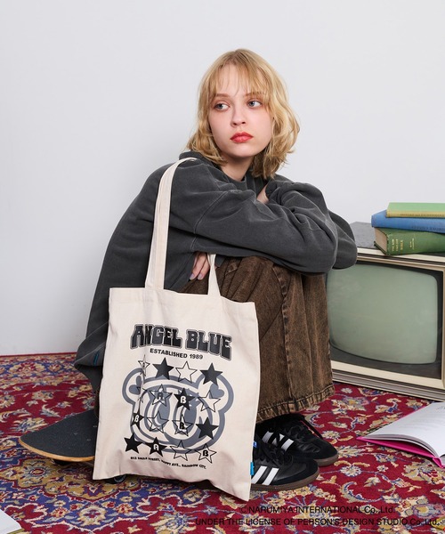 apres jour mignon(アプレジュールミニョン)の「【ANGEL BLUE×apresjour mignonコラボ】トートバッグ【ZOZOTOWN限定アイテム】(トートバッグ・レディース・ナチュラル/アイボリー・フリー)」の5枚目の写真
