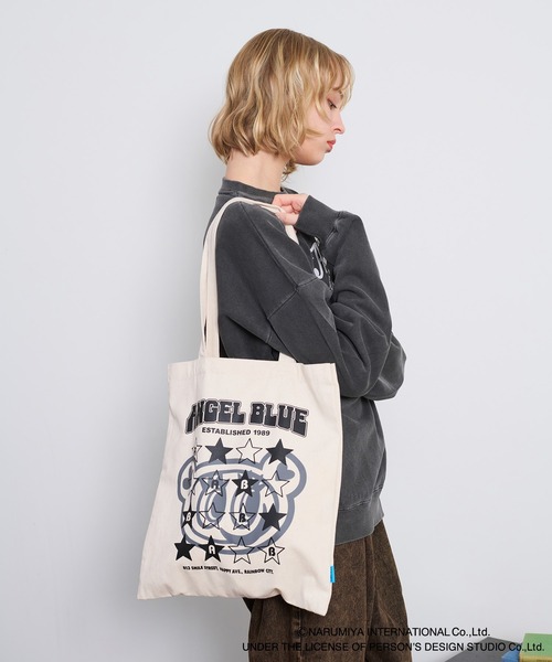 apres jour mignon(アプレジュールミニョン)の「【ANGEL BLUE×apresjour mignonコラボ】トートバッグ【ZOZOTOWN限定アイテム】(トートバッグ・レディース・ナチュラル/アイボリー・フリー)」の7枚目の写真