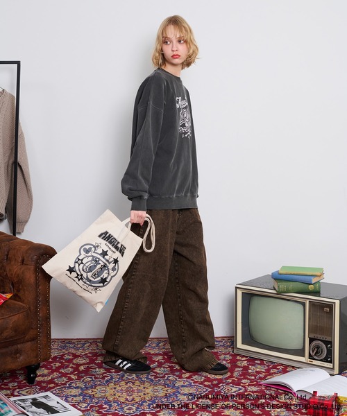 apres jour mignon(アプレジュールミニョン)の「【ANGEL BLUE×apresjour mignonコラボ】トートバッグ【ZOZOTOWN限定アイテム】(トートバッグ・レディース・ナチュラル/アイボリー・フリー)」の9枚目の写真