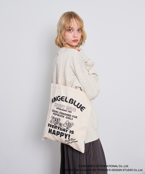 apres jour mignon(アプレジュールミニョン)の「【ANGEL BLUE×apresjour mignonコラボ】トートバッグ【ZOZOTOWN限定アイテム】(トートバッグ・レディース・ナチュラル/アイボリー・フリー)」の12枚目の写真