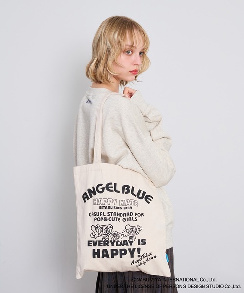 apres jour mignon(アプレジュールミニョン)の「【ANGEL BLUE×apresjour mignonコラボ】トートバッグ【ZOZOTOWN限定アイテム】(トートバッグ・レディース・ナチュラル/アイボリー・フリー)」の13枚目の写真