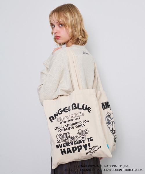 apres jour mignon(アプレジュールミニョン)の「【ANGEL BLUE×apresjour mignonコラボ】トートバッグ【ZOZOTOWN限定アイテム】(トートバッグ・レディース・ナチュラル/アイボリー・フリー)」の15枚目の写真