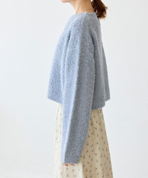 ROPE' PICNIC（ロペピクニック）の「スパンコール混リボンヤーンニットプルオーバー（ニット/セーター・レディース・キナリ/ピンク系その他2/ライトグレー/ピンク/ブルー系その他4・38）」の19枚目の写真