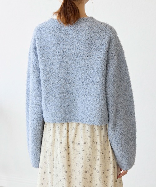 ROPE' PICNIC（ロペピクニック）の「スパンコール混リボンヤーンニットプルオーバー（ニット/セーター・レディース・キナリ/ピンク系その他2/ライトグレー/ピンク/ブルー系その他4・38）」の20枚目の写真