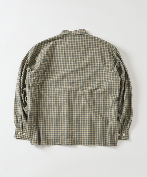 JOURNAL STANDARD J.S HOMESTEAD(ジャーナルスタンダードホームステッド)の「J.S.Homestead / ミニチェック サンタフェシャツ(シャツ/ブラウス・メンズ・ブラック系その他/アーミー/ブルー系その他・MEDIUM/LARGE)」の15枚目の写真