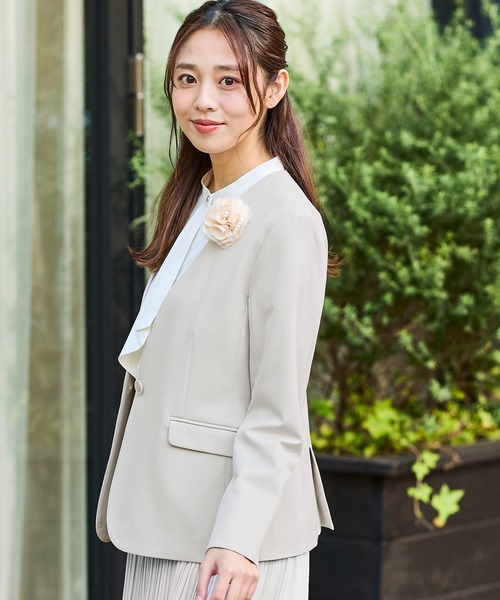 ESTNATION   グレー  スカートスーツ 上下セット　サイズ38 ESTNATION グレー スカートスーツ 上下セット サイズ38 ESTNATION