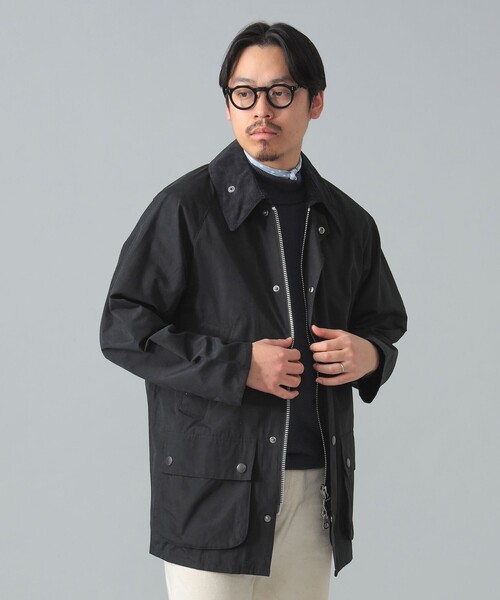 Barbour BEDALE CLASSIC FIT ピーチスキン　ネイビー 別注】Barbour / BEDALE CLASSIC FIT ピーチスキン ジャケット