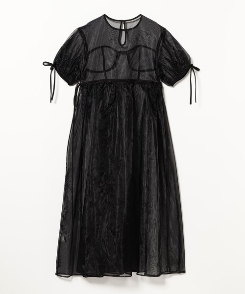 CAROLINA GLASER（カロリナ グレイサー）の「コルセット オーガンジーワンピース（ワンピース・レディース・ブラック/ピンク・MEDIUM/SMALL）」の12枚目の写真