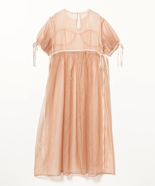 CAROLINA GLASER（カロリナ グレイサー）の「コルセット オーガンジーワンピース（ワンピース・レディース・ブラック/ピンク・MEDIUM/SMALL）」の18枚目の写真