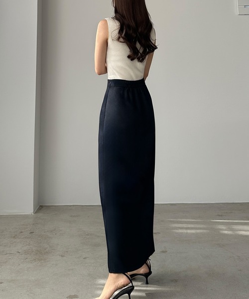 【TOTEME】ローウエスト ペンシルスカート TOTEME】Low Waist Straight Skirt／ストレートスカート｜THE