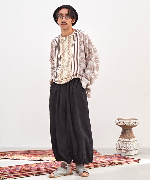 チャイハネ（チャイハネ）の「【チャイハネ】スプラムMEN'Sイージーパンツ（その他パンツ・メンズ・グリーン/ブラック/グレー・FREE）」の5枚目の写真