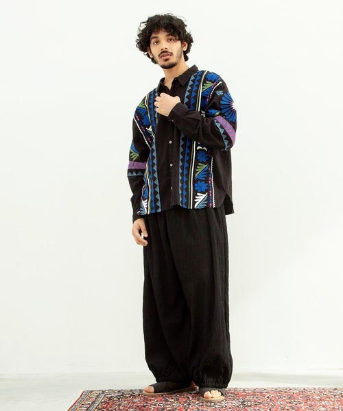 チャイハネ（チャイハネ）の「【チャイハネ】スプラムMEN'Sイージーパンツ（その他パンツ・メンズ・グリーン/ブラック/グレー・FREE）」の8枚目の写真