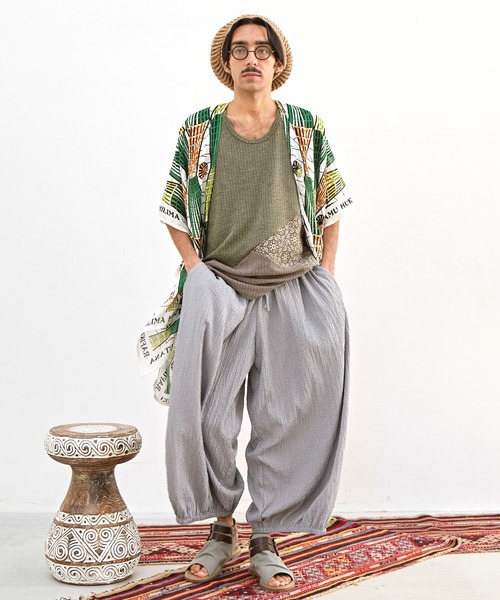 チャイハネ（チャイハネ）の「【チャイハネ】スプラムMEN'Sイージーパンツ（その他パンツ・メンズ・グリーン/ブラック/グレー・FREE）」の12枚目の写真