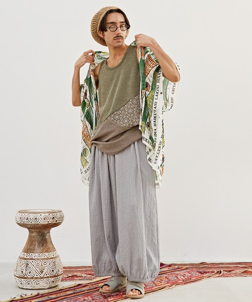 チャイハネ（チャイハネ）の「【チャイハネ】スプラムMEN'Sイージーパンツ（その他パンツ・メンズ・グリーン/ブラック/グレー・FREE）」の11枚目の写真