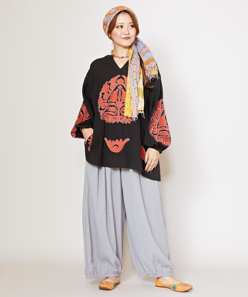 チャイハネ（チャイハネ）の「【チャイハネ】スプラムMEN'Sイージーパンツ（その他パンツ・メンズ・グリーン/ブラック/グレー・FREE）」の15枚目の写真