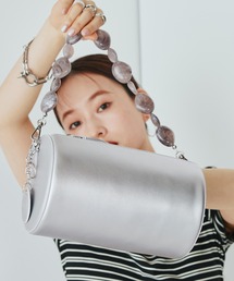 MURUA | 【WEB限定商品】2WAYストーンショルダーシリンダーバッグ MR-B1352(ショルダーバッグ)