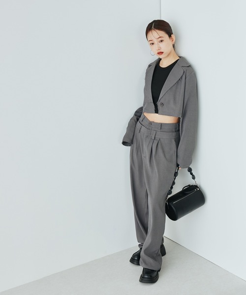 MURUA(ムルーア)の「【WEB限定商品】2WAYストーンショルダーシリンダーバッグ MR-B1352(ショルダーバッグ・レディース・シルバー/ブラック・FREE)」の21枚目の写真