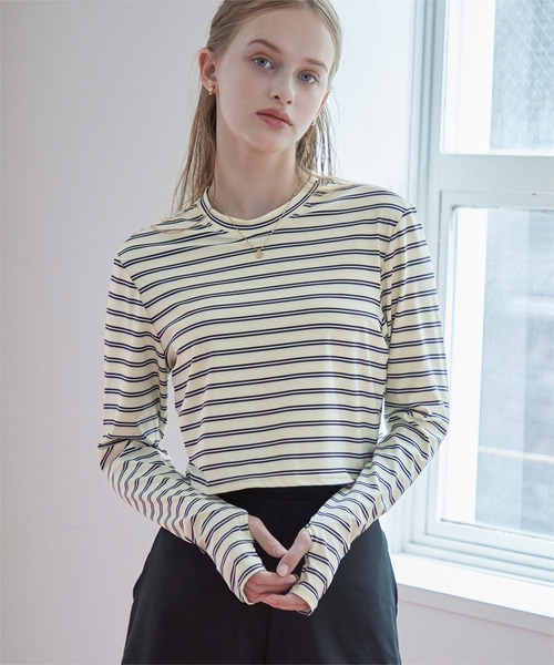 SEA DRESS（シードレス）の「3点セット/ショートパンツ×カップ付長袖ビキニ/水着（水着・レディース・モカ/アイボリー/ブラック/ホワイト系その他/ホワイト系その他2/ホワイト系その他3/ピンク・M/S/LL/L/2XL）」の19枚目の写真