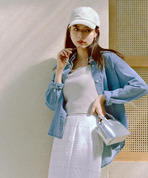 PROPORTION BODY DRESSING（プロポーションボディドレッシング）の「ロゴ刺繍キャップ / 1215184202（キャップ・レディース・ブラック/ベージュ・ﾌﾘ-）」の19枚目の写真