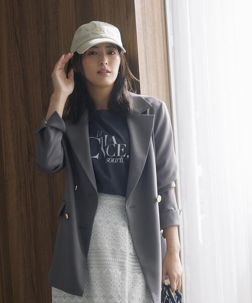 PROPORTION BODY DRESSING（プロポーションボディドレッシング）の「ロゴ刺繍キャップ / 1215184202（キャップ・レディース・ブラック/ベージュ・ﾌﾘ-）」の20枚目の写真