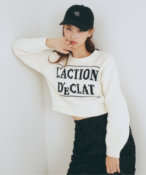 PROPORTION BODY DRESSING（プロポーションボディドレッシング）の「ロゴ刺繍キャップ / 1215184202（キャップ・レディース・ブラック/ベージュ・ﾌﾘ-）」の3枚目の写真