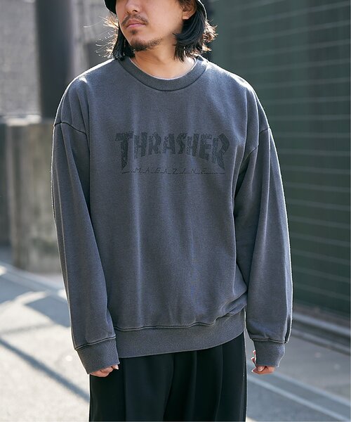THRASHER(スラッシャー)の「THRASHER スラッシャー ピグメントスウェット(スウェット・メンズ・ホワイト/ブラック/グリーン/マスタード・M/L)」の21枚目の写真