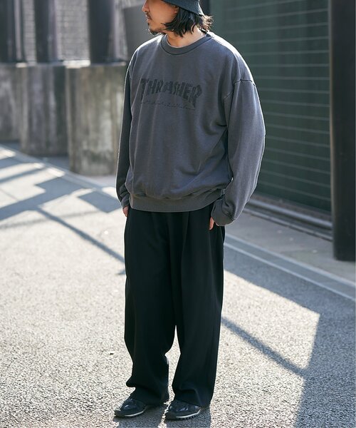 THRASHER(スラッシャー)の「THRASHER スラッシャー ピグメントスウェット(スウェット・メンズ・ホワイト/ブラック/グリーン/マスタード・M/L)」の22枚目の写真