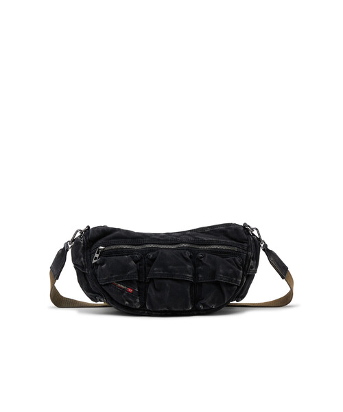 DIESEL（ディーゼル）の「メンズ ショルダーバッグ MULTI-PKTS SHOULDER BAG X（ボディバッグ/ウエストポーチ・メンズ・ブラック・FREE）」の6枚目の写真