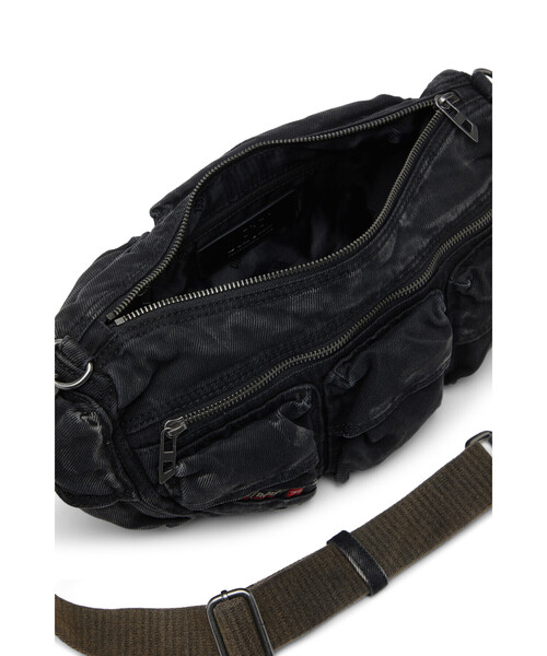 DIESEL（ディーゼル）の「メンズ ショルダーバッグ MULTI-PKTS SHOULDER BAG X（ボディバッグ/ウエストポーチ・メンズ・ブラック・FREE）」の8枚目の写真