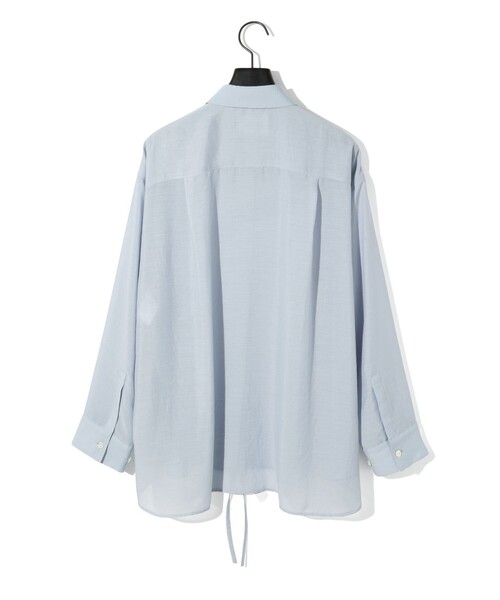 MIDIUMISOLID(ミディウミソリッド)の「MIDIUMISOLID for Ladies ドローストリングシャツ(シャツ/ブラウス・レディース・ブラック/ライトブルー/アイボリー/ピンク・FREE)」の15枚目の写真